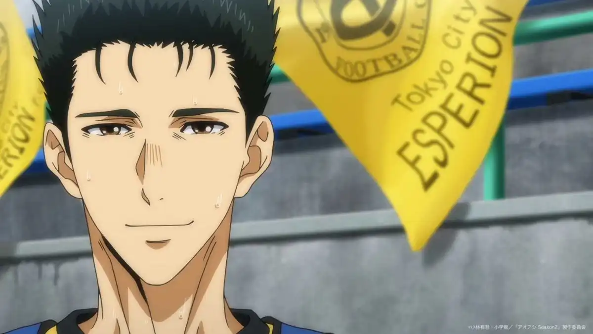 Cena do PV principal da 2ª temporada de Aoashi