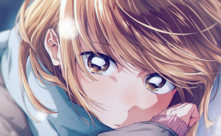 Destaque promocional dos protagonistas Taiki e Chinatsu
