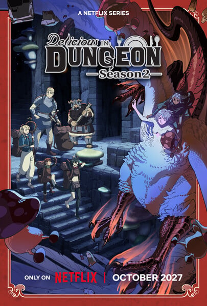 Ultra teaser visual da segunda temporada de Delicious in Dungeon