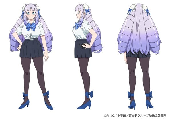 Visual da personagem Oriko Fujidō