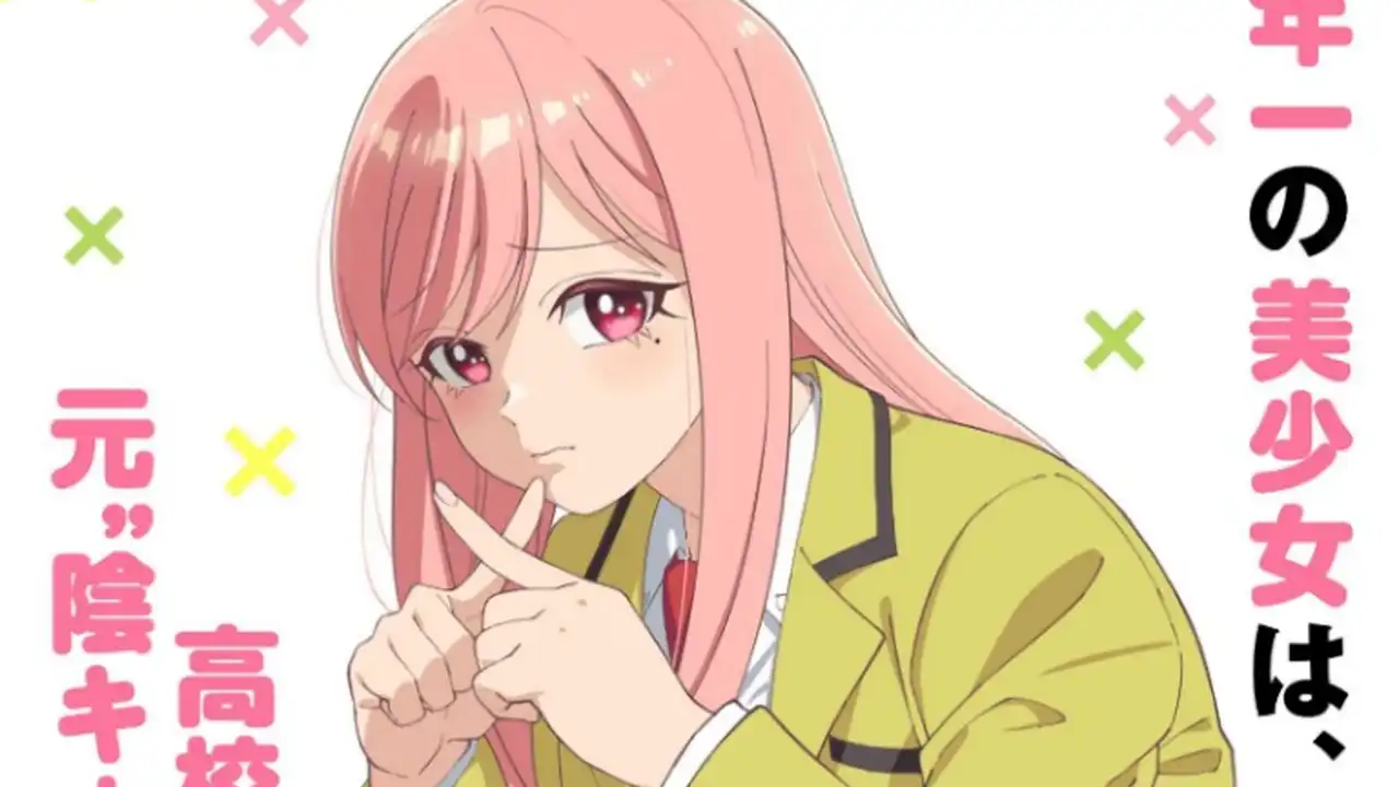 Key visual do animê Kusunoki-san wa Koukou Debut ni Shippai shite Iru