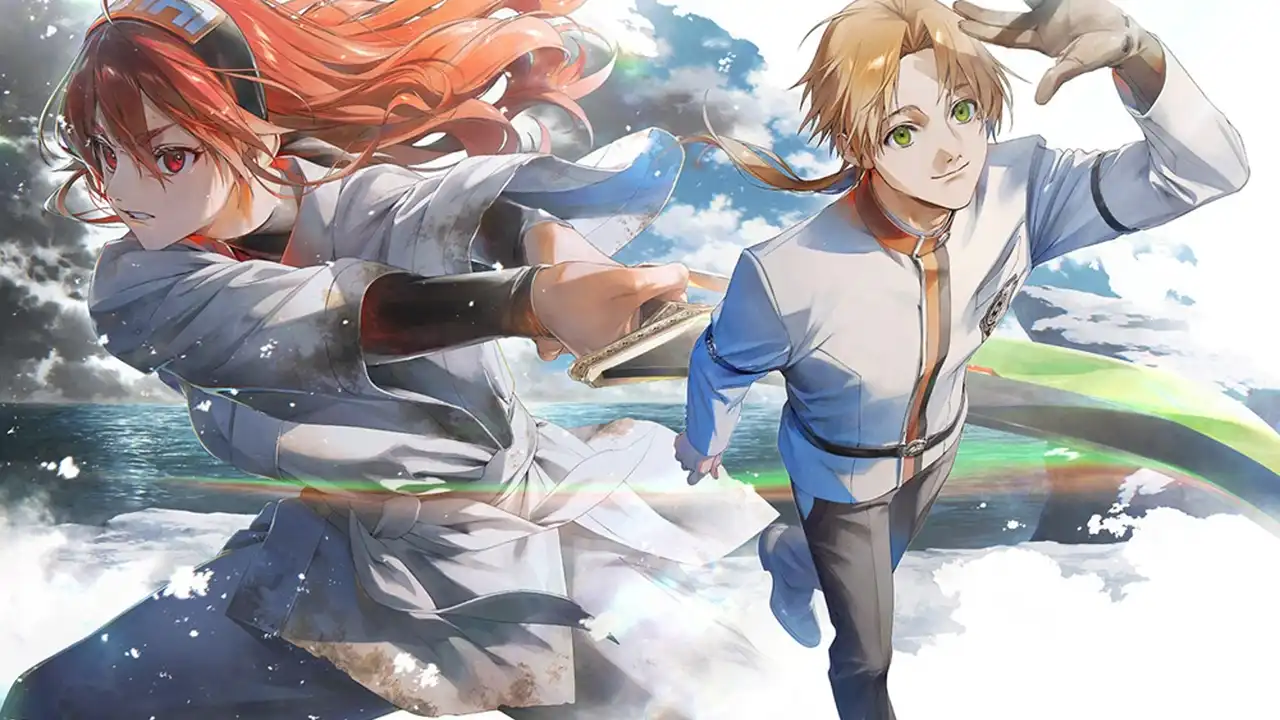 Capa do Blu-ray volume 1 de Mushoku Tensei III