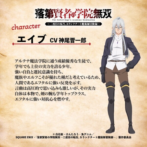 Shinichirō Kamio como Abe