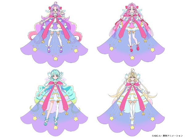 Star Kirarin Ring Form, novo visual das quatro Precures