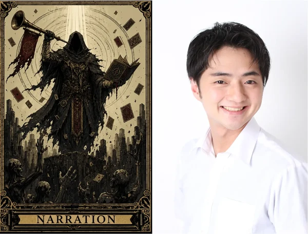 Narrador, personagem do curta Dennō Isu Tantei Charlotte
