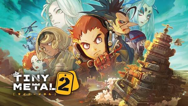 Cenas do jogo Tiny Metal 2 e arte conceitual