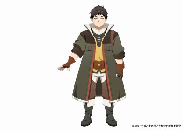 Visual do protagonista Torao no anime Tsuihou Sareta Shounin