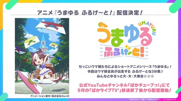 Teaser visual de Umayuru Full Gate!