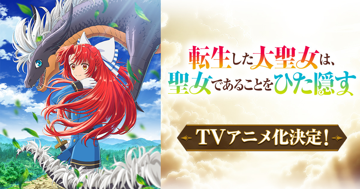 Visual de divulgação do anime A Tale of the Secret Saint