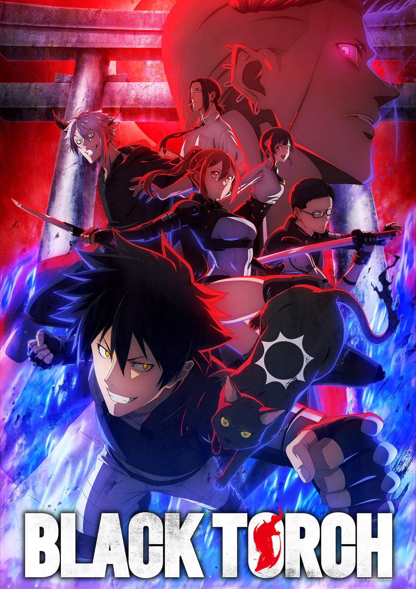 Key visual do anime Black Torch