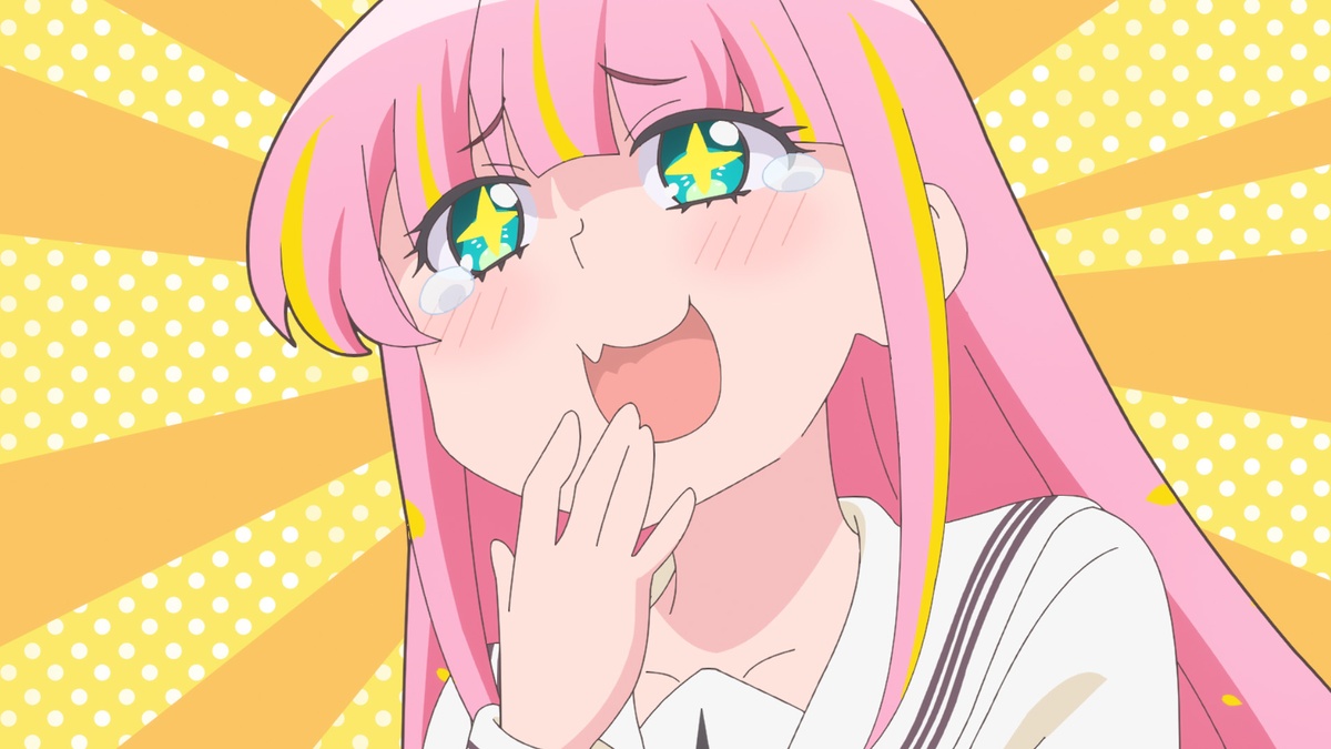 Cena do primeiro episódio de Hanaori-san Still Wants to Fight in the Next Life