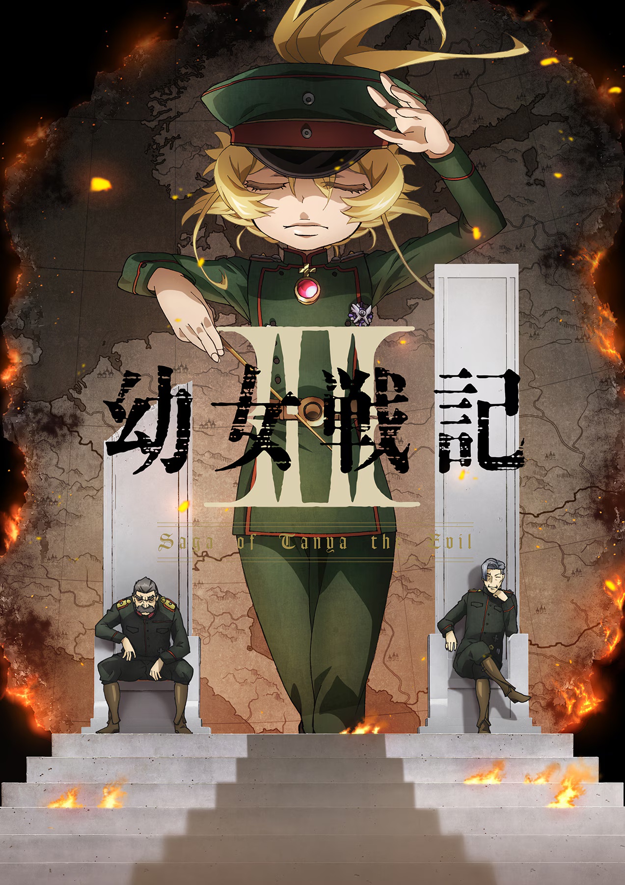 Key visual da 2ª temporada de Saga of Tanya the Evil