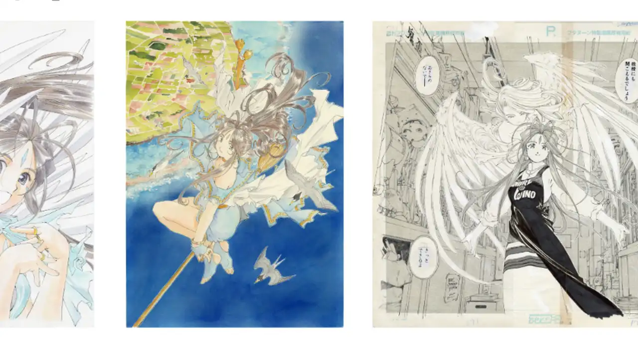 Arte promocional da exposição de 40 anos de Kosuke Fujishima