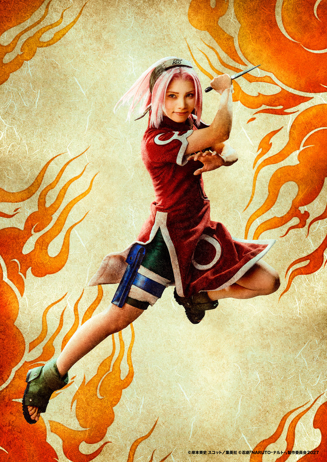 Visual de Sakura Haruno no Ninja Show Naruto