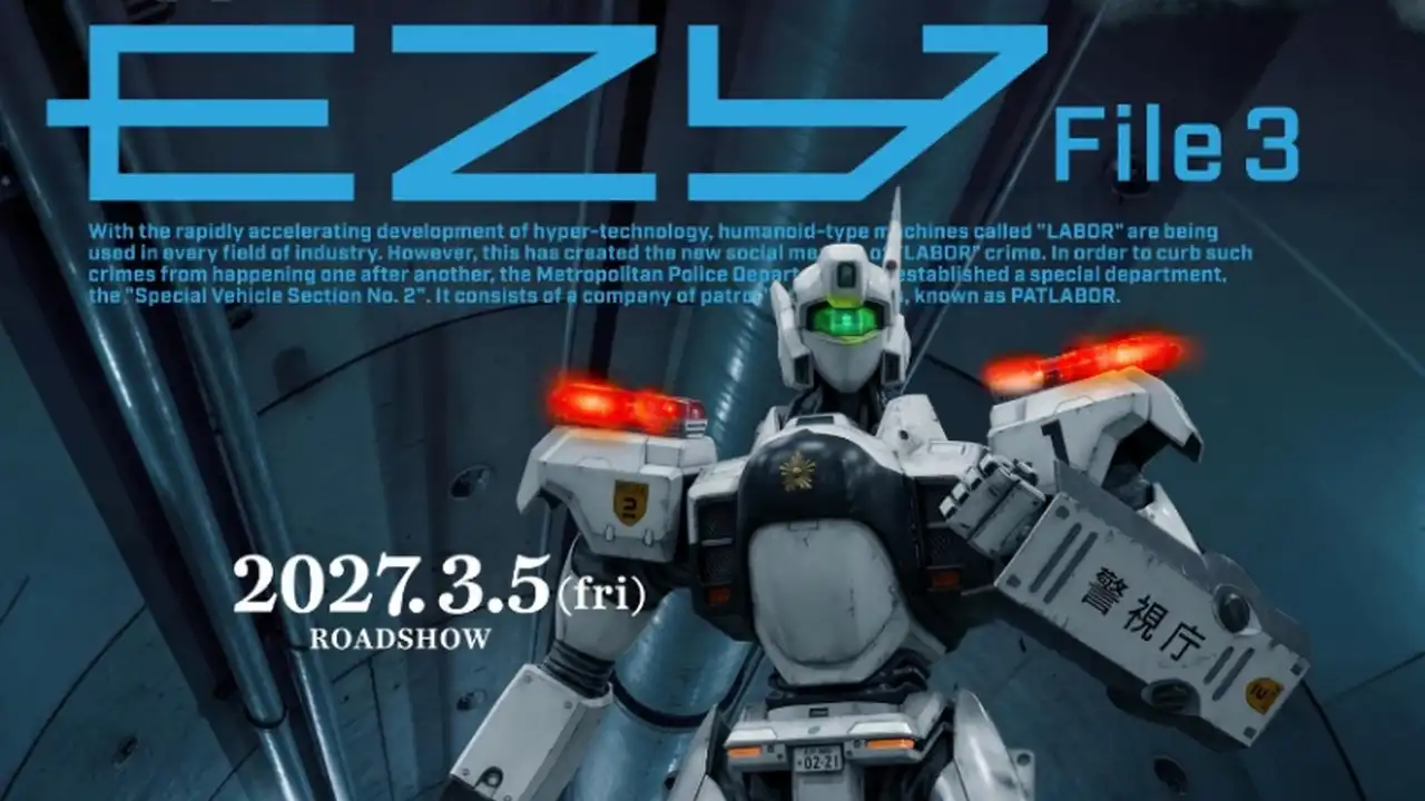 Key visual do Capítulo 3 de Patlabor EZY