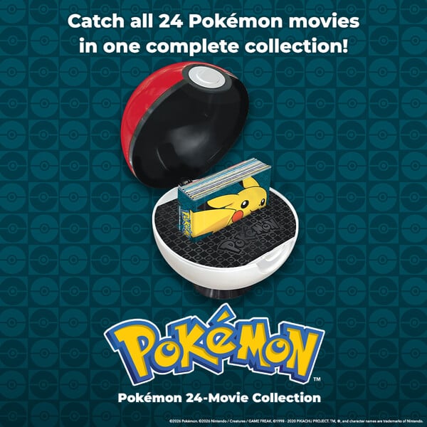 Anúncio da coleção em Blu-ray dos filmes de Pokémon