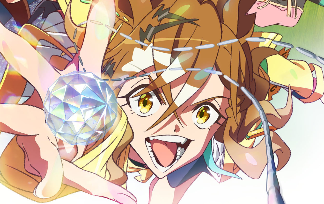 Pôster promocional do filme Umamusume: Pretty Derby – O Início de uma Nova Era