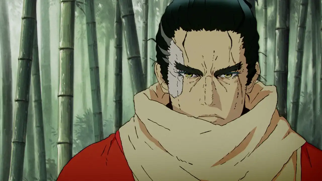 Cena de duelo de Sekiro No Defeat com animação tradicional