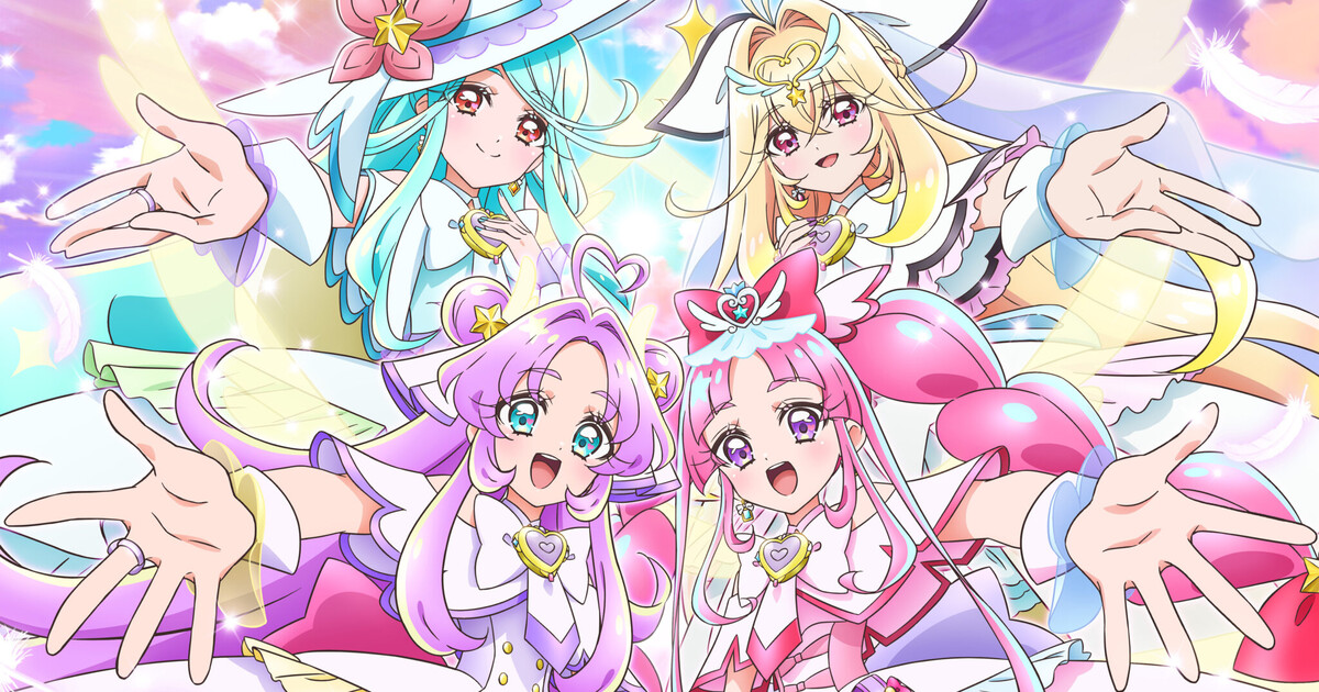 As quatro heroínas de Star Detective Precure em suas Future Forms