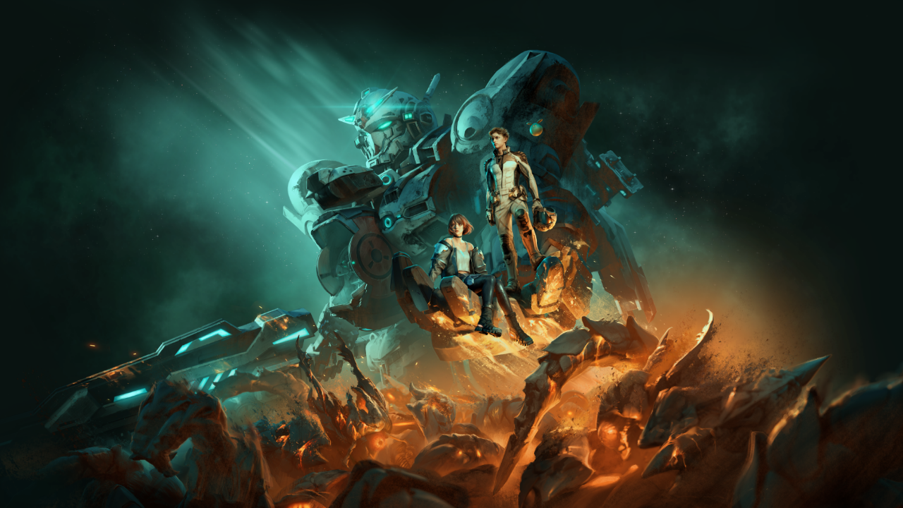 Key art oficial de Gundam Rogue Orbit