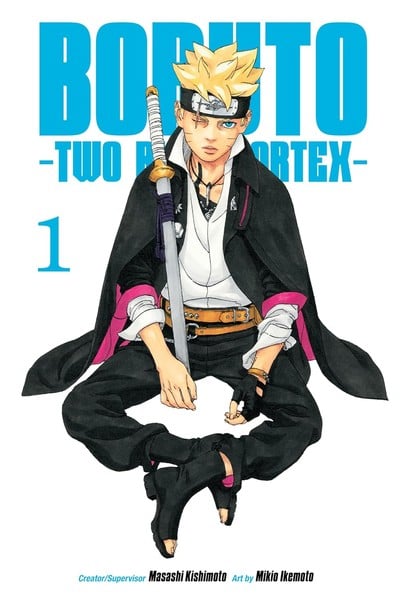 Imagem de volume do mangá Boruto: Two Blue Vortex