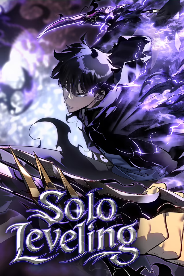 Ilustração da webtoon de Solo Leveling