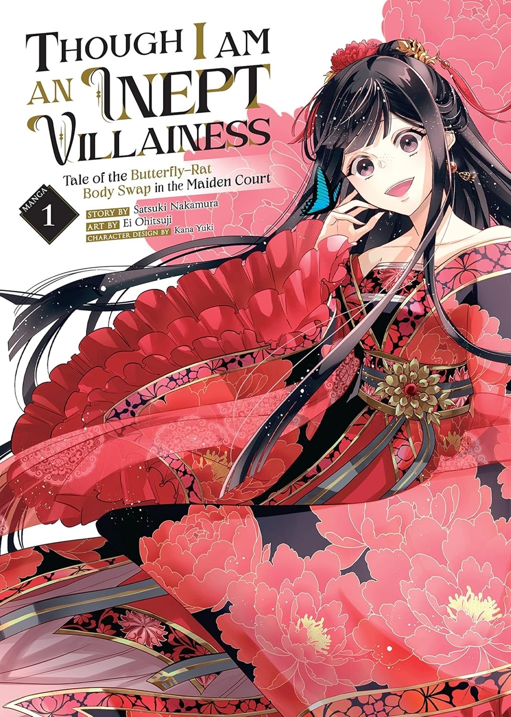 Capa do volume 1 do mangá de Though I Am an Inept Villainess