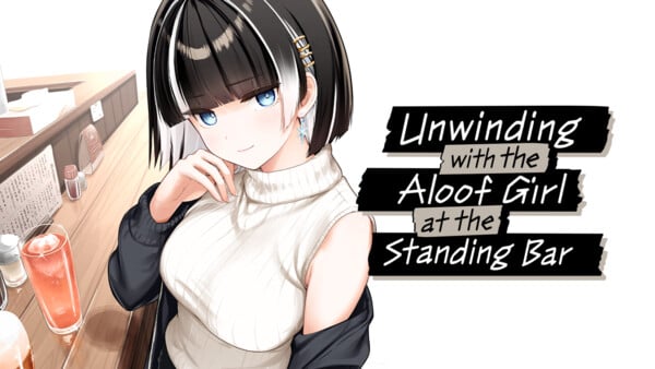 Capa do mangá Unwinding with the Aloof Girl at the Standing Bar