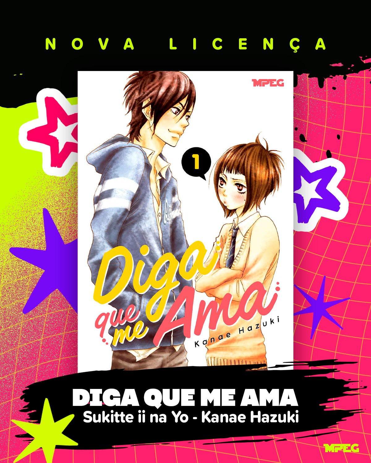 Capa brasileira de Diga que me Ama pela MPEG