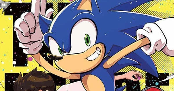 Capa do mangá Sonic the Hedgehog: The Blade of Courage