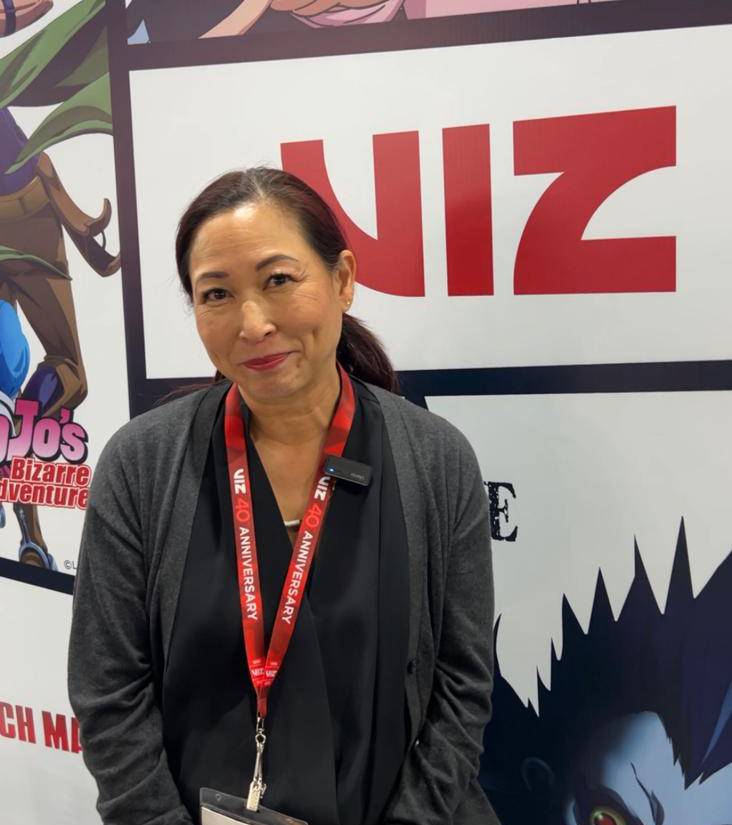 Laura Takaragawa, vice-presidente de licenciamento da VIZ Media, durante a LicensingCon Latam 2026