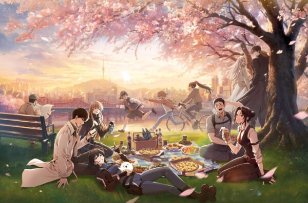 Imagem de divulgação do anúncio da WEBTOON