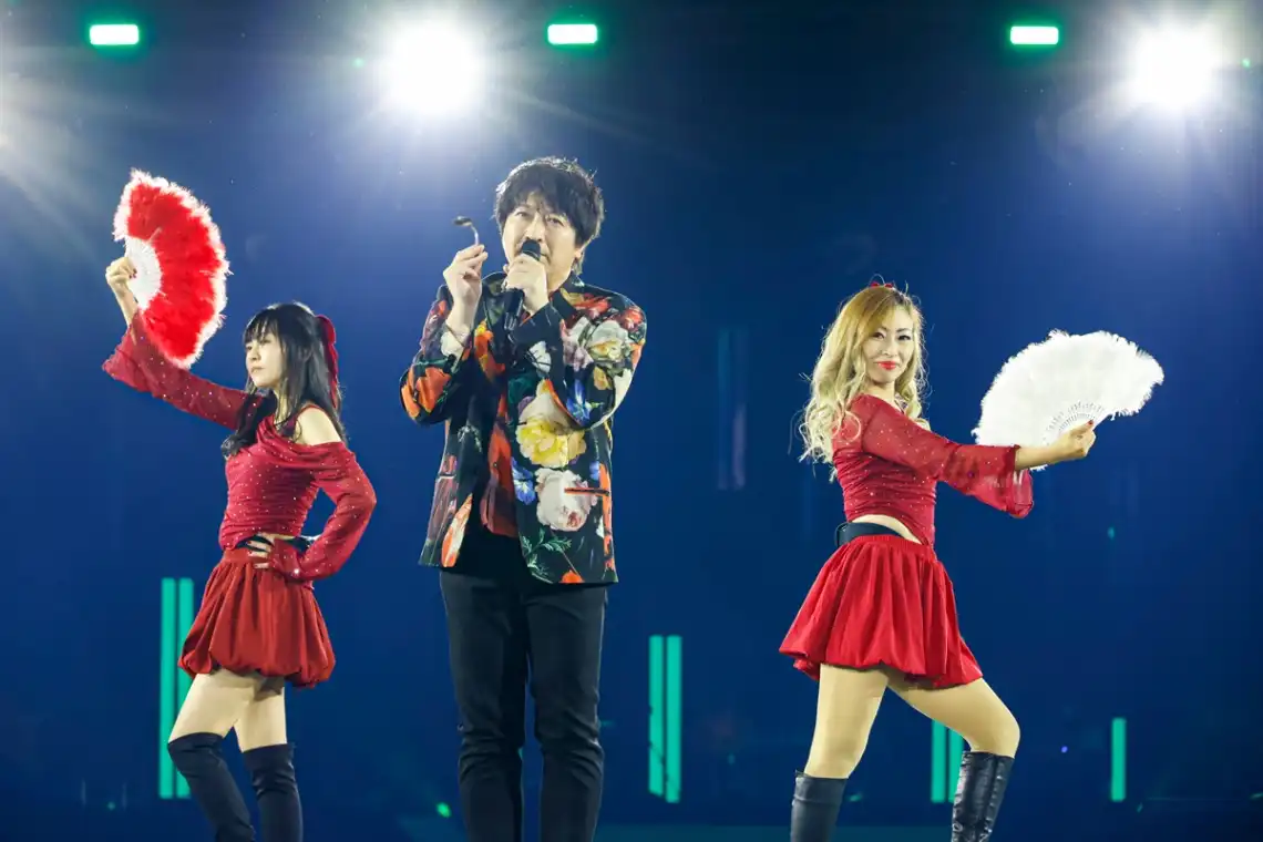 Daisuke Ono se apresentando no Anisama 2026
