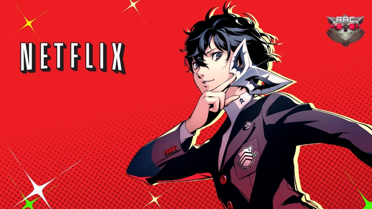 Arte conceitual da série live-action de Persona em desenvolvimento na Netflix.