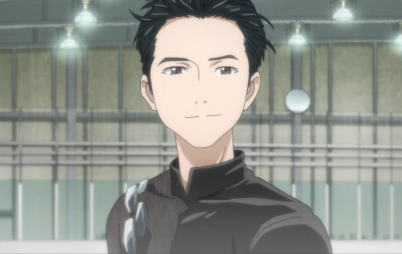 Yuri Katsuki em cena do animê Yuri!!! on Ice